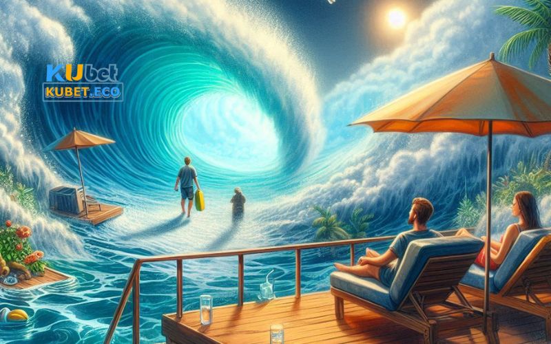 Ngủ mơ thấy bạn thân mời đi ngắm sóng thần